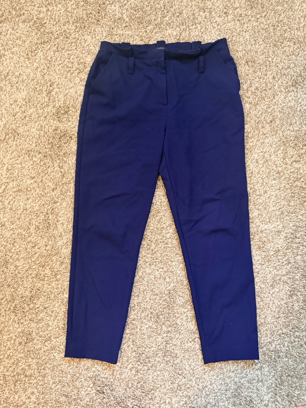 Halogen Royal Blue Tailored Ankle Trousers